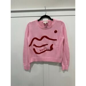 Ellsworth + Ivey Bises Boxy Crewneck Sweater Size S